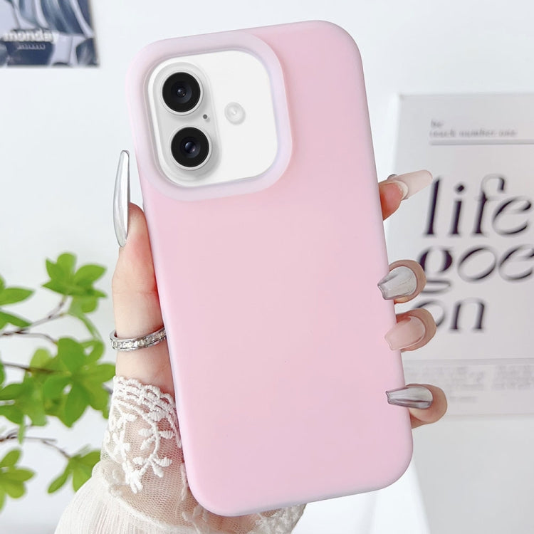 Custodia per telefono in silicone liquido ibrido per PC Jelly, For iPhone 16, For iPhone 15 Pro Max, For iPhone 15 Pro