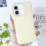 Custodia per telefono in silicone liquido ibrido per PC Jelly, For iPhone 16, For iPhone 15 Pro Max, For iPhone 15 Pro