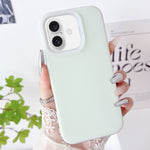 Custodia per telefono in silicone liquido ibrido per PC Jelly, For iPhone 16, For iPhone 15 Pro Max, For iPhone 15 Pro