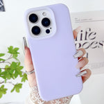 Custodia per telefono in silicone liquido ibrido per PC Jelly, For iPhone 16, For iPhone 15 Pro Max, For iPhone 15 Pro