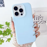 Custodia per telefono in silicone liquido ibrido per PC Jelly, For iPhone 16, For iPhone 15 Pro Max, For iPhone 15 Pro