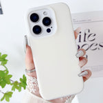 Custodia per telefono in silicone liquido ibrido per PC Jelly, For iPhone 16, For iPhone 15 Pro Max, For iPhone 15 Pro