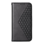 Custodia magnetica per telefono in pelle di vitello con griglia cubica, For Samsung Galaxy A06 4G / 5G / A07 4G, For Samsung Galaxy M35