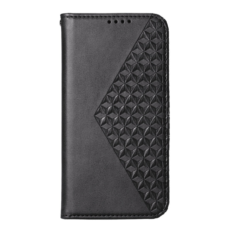 Custodia magnetica per telefono in pelle di vitello con griglia cubica, For Samsung Galaxy A06 4G / 5G / A07 4G, For Samsung Galaxy M35