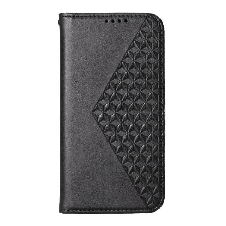Custodia magnetica per telefono in pelle di vitello con griglia cubica, For Samsung Galaxy A57 5G, For Samsung Galaxy A37 5G, For Galaxy A27 5G, For Samsung Galaxy A26 5G / A16 / A17 4G