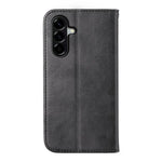 Custodia magnetica per telefono in pelle di vitello con griglia cubica, For Samsung Galaxy A57 5G, For Samsung Galaxy A37 5G, For Galaxy A27 5G, For Samsung Galaxy A26 5G / A16 / A17 4G
