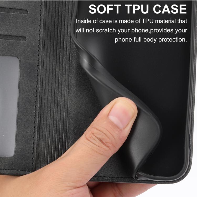 Custodia magnetica per telefono in pelle di vitello con griglia cubica, For Samsung Galaxy A57 5G, For Samsung Galaxy A37 5G, For Galaxy A27 5G, For Samsung Galaxy A26 5G / A16 / A17 4G