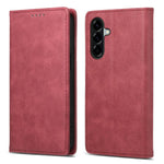 Custodia per telefono in pelle magnetica RFID a tinta unita per aziende, For Samsung Galaxy A57 5G, For Samsung Galaxy A37 5G, For Galaxy A27 5G, For Samsung Galaxy A26 5G / A16 / A17 4G