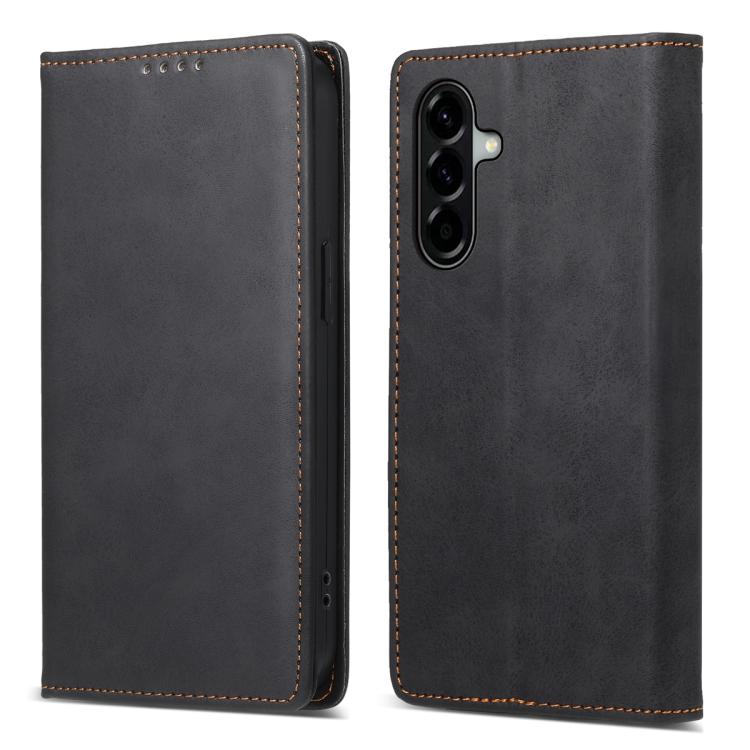 Custodia per telefono in pelle magnetica RFID a tinta unita per aziende, For Samsung Galaxy A57 5G, For Samsung Galaxy A37 5G, For Galaxy A27 5G, For Samsung Galaxy A26 5G / A16 / A17 4G