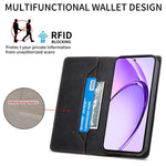 Custodia per telefono in pelle magnetica RFID a tinta unita per aziende, For Samsung Galaxy A57 5G, For Samsung Galaxy A37 5G, For Galaxy A27 5G, For Samsung Galaxy A26 5G / A16 / A17 4G