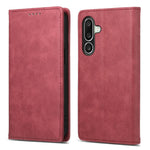 Custodia per telefono in pelle magnetica RFID a tinta unita per aziende, For Samsung Galaxy A57 5G, For Samsung Galaxy A37 5G, For Galaxy A27 5G, For Samsung Galaxy A26 5G / A16 / A17 4G