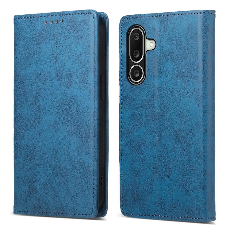 Custodia per telefono in pelle magnetica RFID a tinta unita per aziende, For Samsung Galaxy A57 5G, For Samsung Galaxy A37 5G, For Galaxy A27 5G, For Samsung Galaxy A26 5G / A16 / A17 4G
