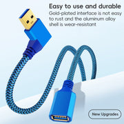 Cavo di prolunga a gomito laterale USB 3.0 femmina a USB 3.0 maschio per disco USB, mouse/tastiera/stampante, 1m