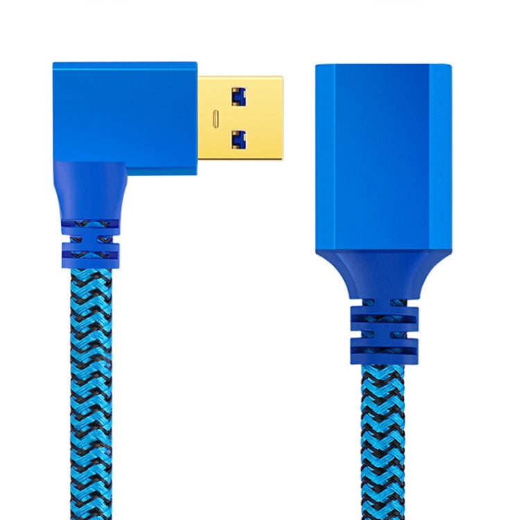 Cavo di prolunga a gomito laterale USB 3.0 femmina a USB 3.0 maschio per disco USB, mouse/tastiera/stampante, 1m