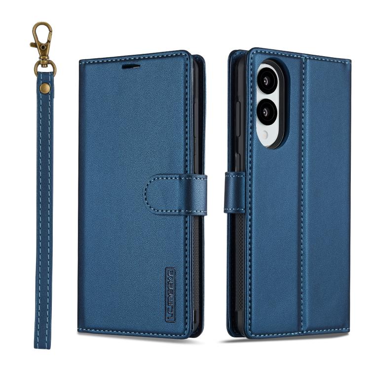 Custodia per telefono in PU Magsafe staccabile LC.IMEEKE L2 Series con cordino, For Samsung Galaxy S25 Edge 5G, For Samsung Galaxy S25 5G, For Samsung Galaxy S25+ 5G, For Samsung Galaxy S25 Ultra 5G