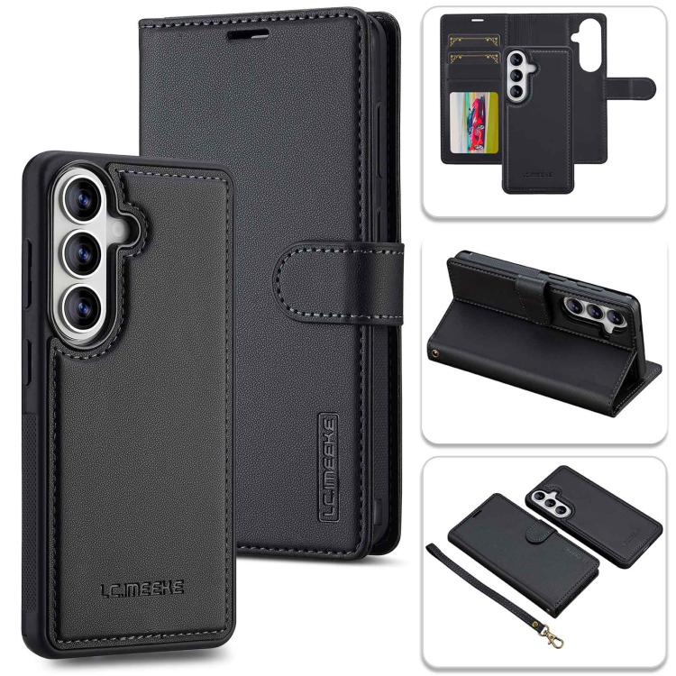 Custodia per telefono in PU Magsafe staccabile LC.IMEEKE L2 Series con cordino, For Galaxy A18 5G/A18 4G, For Samsung Galaxy A57 5G, For Samsung Galaxy A37 5G, For Samsung Galaxy A56 5G