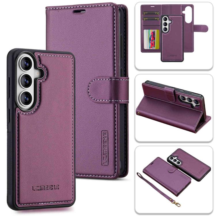 Custodia per telefono in PU Magsafe staccabile LC.IMEEKE L2 Series con cordino, For Galaxy A18 5G/A18 4G, For Samsung Galaxy A57 5G, For Samsung Galaxy A37 5G, For Samsung Galaxy A56 5G