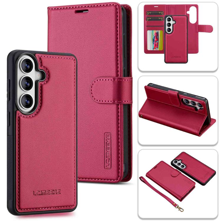 Custodia per telefono in PU Magsafe staccabile LC.IMEEKE L2 Series con cordino, For Galaxy A18 5G/A18 4G, For Samsung Galaxy A57 5G, For Samsung Galaxy A37 5G, For Samsung Galaxy A56 5G