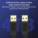 Cavo USB a doppia estremità da USB 3.0 maschio a USB 3.0 maschio, 0.3m, 0.6m, 1m