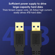 Cavo USB a doppia estremità da USB 3.0 maschio a USB 3.0 maschio, 0.3m, 0.6m, 1m