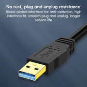 Cavo USB a doppia estremità da USB 3.0 maschio a USB 3.0 maschio, 0.3m, 0.6m, 1m