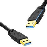 Cavo USB a doppia estremità da USB 3.0 maschio a USB 3.0 maschio, 0.3m, 0.6m, 1m