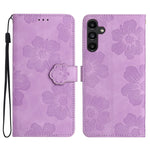 Custodia per telefono in pelle con motivo a rilievo floreale, For Samsung Galaxy A16 5G, For Samsung Galaxy A06 4G