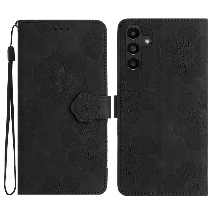 Custodia per telefono in pelle con motivo a rilievo floreale, For Samsung Galaxy A16 5G, For Samsung Galaxy A06 4G