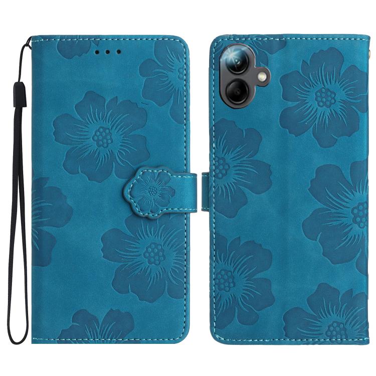 Custodia per telefono in pelle con motivo a rilievo floreale, For Samsung Galaxy A57 5G, For Samsung Galaxy A37 5G, For Samsung Galaxy A07 5G, For Samsung Galaxy A17 5G