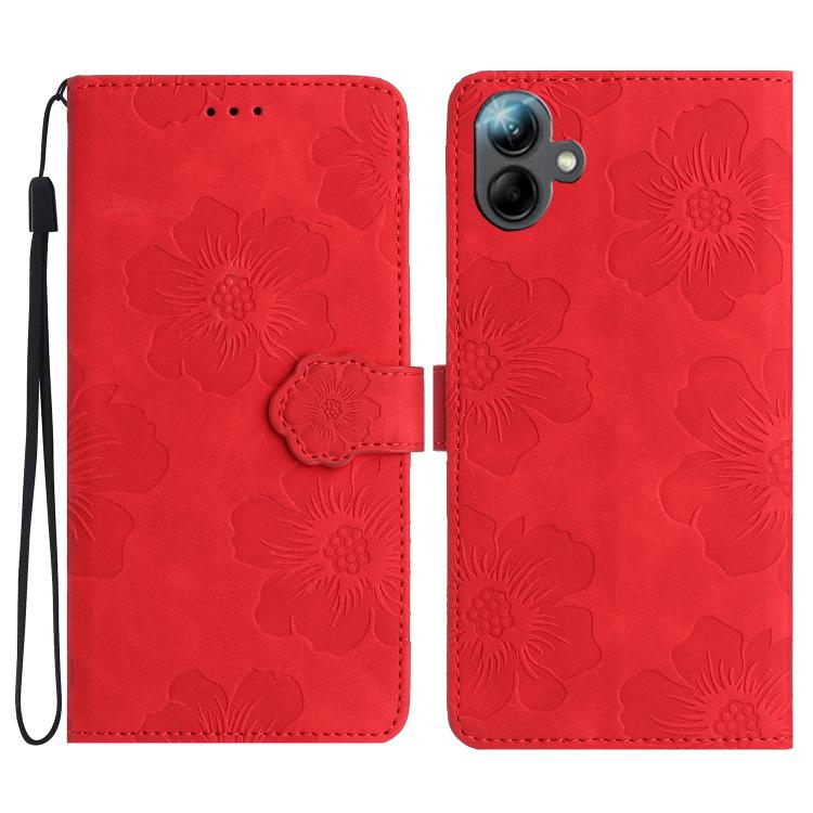 Custodia per telefono in pelle con motivo a rilievo floreale, For Samsung Galaxy A57 5G, For Samsung Galaxy A37 5G, For Samsung Galaxy A07 5G, For Samsung Galaxy A17 5G
