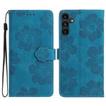 Custodia per telefono in pelle con motivo a rilievo floreale, For Samsung Galaxy A57 5G, For Samsung Galaxy A37 5G, For Samsung Galaxy A07 5G, For Samsung Galaxy A17 5G