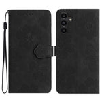Custodia per telefono in pelle con motivo a rilievo floreale, For Samsung Galaxy A57 5G, For Samsung Galaxy A37 5G, For Samsung Galaxy A07 5G, For Samsung Galaxy A17 5G