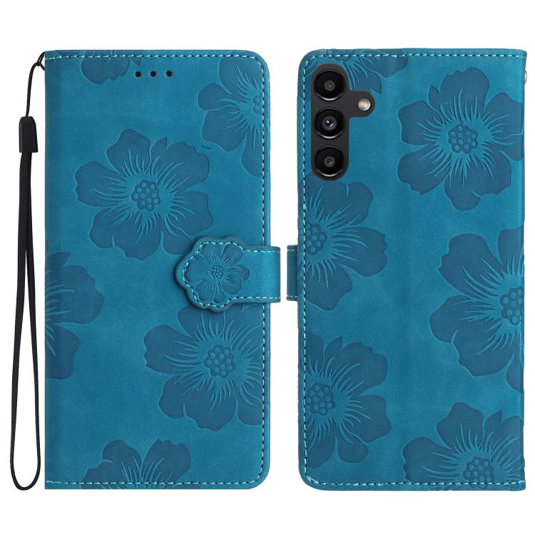 Custodia per telefono in pelle con motivo a rilievo floreale, For Samsung Galaxy A57 5G, For Samsung Galaxy A37 5G, For Samsung Galaxy A07 5G, For Samsung Galaxy A17 5G