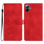 Custodia per telefono in pelle con motivo a farfalla e fiore, For Samsung Galaxy A57 5G, For Samsung Galaxy A37 5G, For Samsung Galaxy A07 5G, For Samsung Galaxy A17 5G