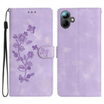 Custodia per telefono in pelle con motivo a farfalla e fiore, For Samsung Galaxy A57 5G, For Samsung Galaxy A37 5G, For Samsung Galaxy A07 5G, For Samsung Galaxy A17 5G