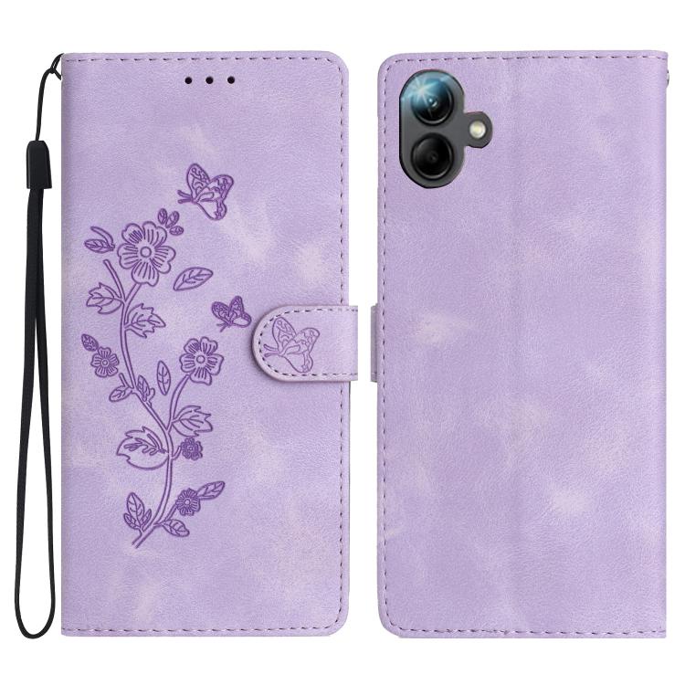 Custodia per telefono in pelle con motivo a farfalla e fiore, For Samsung Galaxy A57 5G, For Samsung Galaxy A37 5G, For Samsung Galaxy A07 5G, For Samsung Galaxy A17 5G