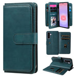 Portafoglio multifunzione con 10 scomparti per carte e custodia in pelle per telefono, For Galaxy A27 5G, For Samsung Galaxy A16 5G, For Samsung Galaxy A06 4G