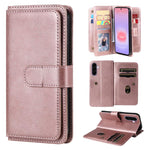 Portafoglio multifunzione con 10 scomparti per carte e custodia in pelle per telefono, For Galaxy A27 5G, For Samsung Galaxy A16 5G, For Samsung Galaxy A06 4G
