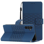 Custodia per telefono in pelle effetto pelle con effetto diamante, For Samsung Galaxy A57 5G, For Samsung Galaxy A37 5G, For Samsung Galaxy A07 5G, For Samsung Galaxy A17 5G
