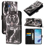 Custodia per telefono in pelle con motivo a trama semplice e disegno colorato, For Samsung Galaxy M56 5G, For Samsung Galaxy M35, For Samsung Galaxy XCover7 Pro
