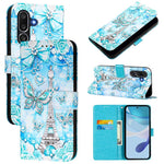Custodia per telefono in pelle con motivo a trama semplice e disegno colorato, For Samsung Galaxy M56 5G, For Samsung Galaxy M35, For Samsung Galaxy XCover7 Pro