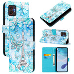 Custodia per telefono in pelle con motivo a trama semplice e disegno colorato, For Samsung Galaxy M56 5G, For Samsung Galaxy M35, For Samsung Galaxy XCover7 Pro