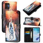Custodia per telefono in pelle con motivo a trama semplice e disegno colorato, For Samsung Galaxy M56 5G, For Samsung Galaxy M35, For Samsung Galaxy XCover7 Pro