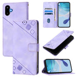 Custodia per telefono in pelle goffrata effetto pelle, For Samsung Galaxy M56 5G, For Samsung Galaxy M16 5G Global, For Samsung Galaxy M06 5G / F06 5G, For Samsung Galaxy M35