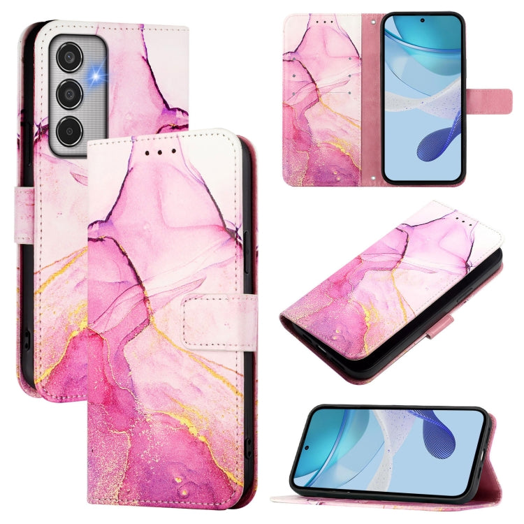 PT003 Custodia per telefono in pelle con motivo marmo, For Samsung Galaxy M56, For Samsung Galaxy M16 5G / F16 5G, For Samsung Galaxy M06 5G / F6 5G, For Samsung Galaxy M35