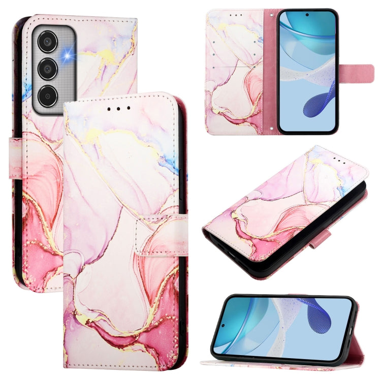PT003 Custodia per telefono in pelle con motivo marmo, For Samsung Galaxy M56, For Samsung Galaxy M16 5G / F16 5G, For Samsung Galaxy M06 5G / F6 5G, For Samsung Galaxy M35