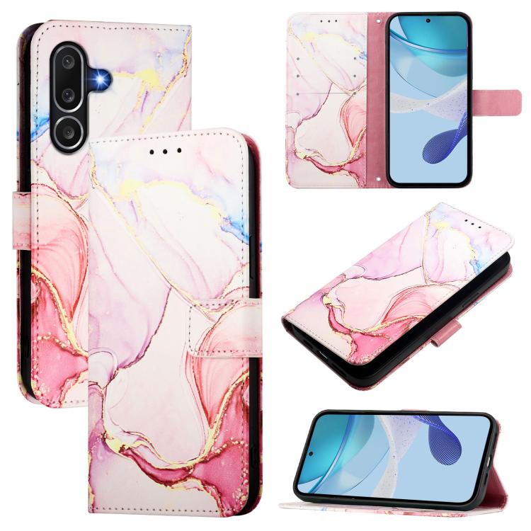 PT003 Custodia per telefono in pelle con motivo marmo, For Samsung Galaxy M56, For Samsung Galaxy M16 5G / F16 5G, For Samsung Galaxy M06 5G / F6 5G, For Samsung Galaxy M35