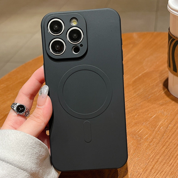Custodia magnetica per telefono MagSafe in silicone liquido a tinta unita, For iPhone 15 Pro Max
