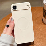 Custodia magnetica per telefono MagSafe in silicone liquido a tinta unita, For iPhone Air