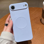 Custodia magnetica per telefono MagSafe in silicone liquido a tinta unita, For iPhone Air
